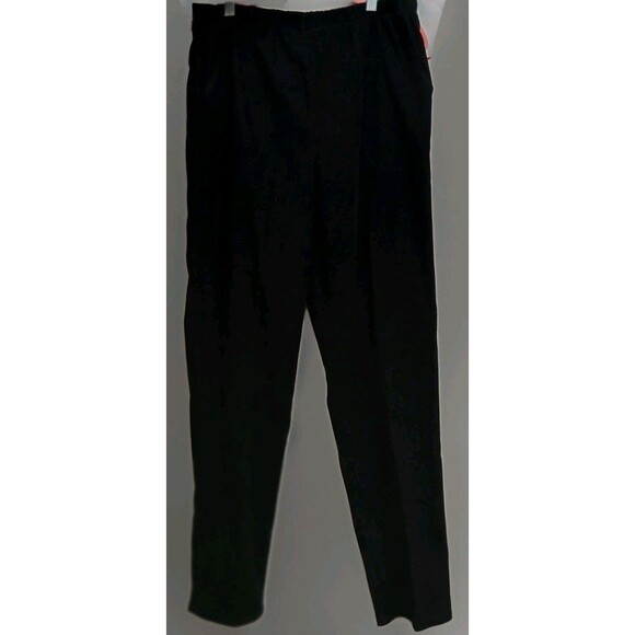 Denim & Co Women’s Small Black Velvet Pull-On Pants Y2K Goth Grunge Luxe EUC - Picture 1 of 11